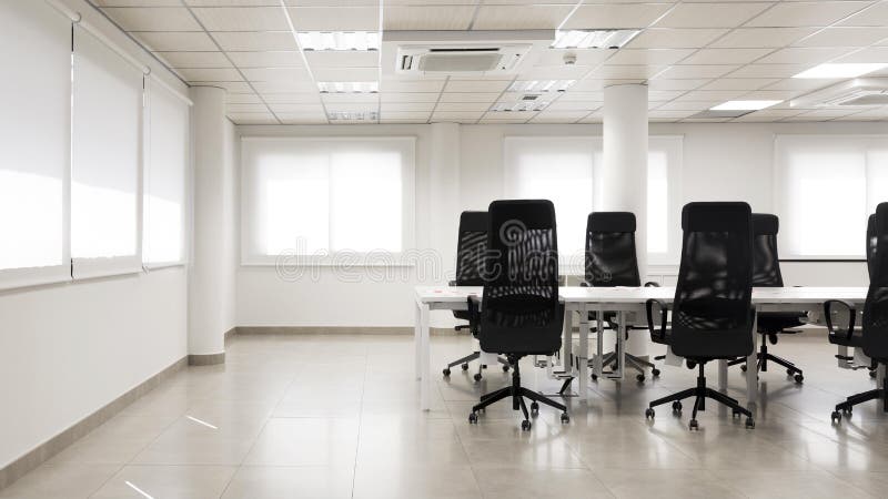 Sală de conferințe goală cu spațiu de copiere. concept foto de calitate superioară royalty free stock images