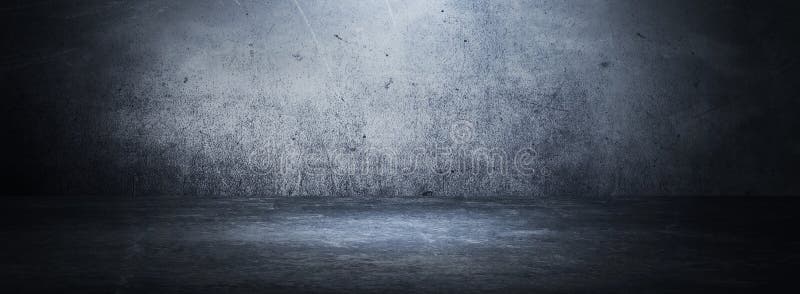 Sală de studio neagră goală. fundal întunecat. textură abstractă a studioului gol închis. royalty free stock photos