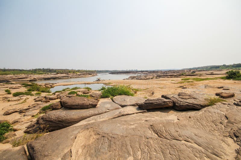 Sam Phan Boke, Ubon Ratchathani Thaïlande photographie stock libre de droits Sam Phan Boke, Ubon Ratchathani Thaïlande photographie stock libre de droits