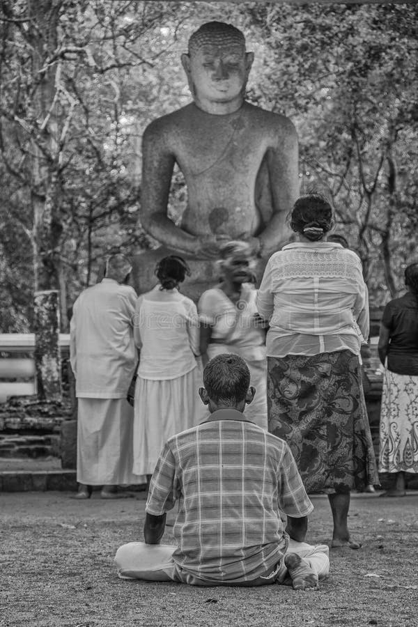 samaddi Buddha statua w anuradhapura, sri lanka obraz royalty free samaddi Buddha statua w anuradhapura, sri lanka obraz royalty free