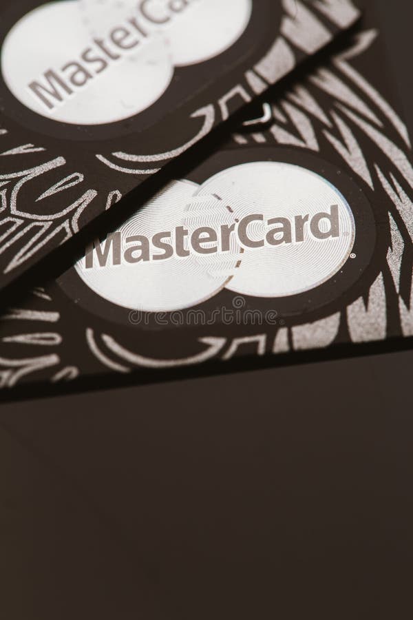 Samara, 25 Rusland-Juli 2016: Mastercard-Voorrechtcreditcard stock foto Samara, 25 Rusland-Juli 2016: Mastercard-Voorrechtcreditcard stock foto