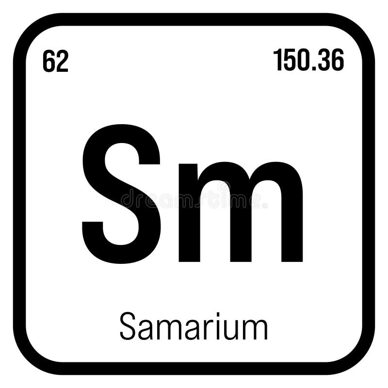 Samarium-periodiskt tabellelement