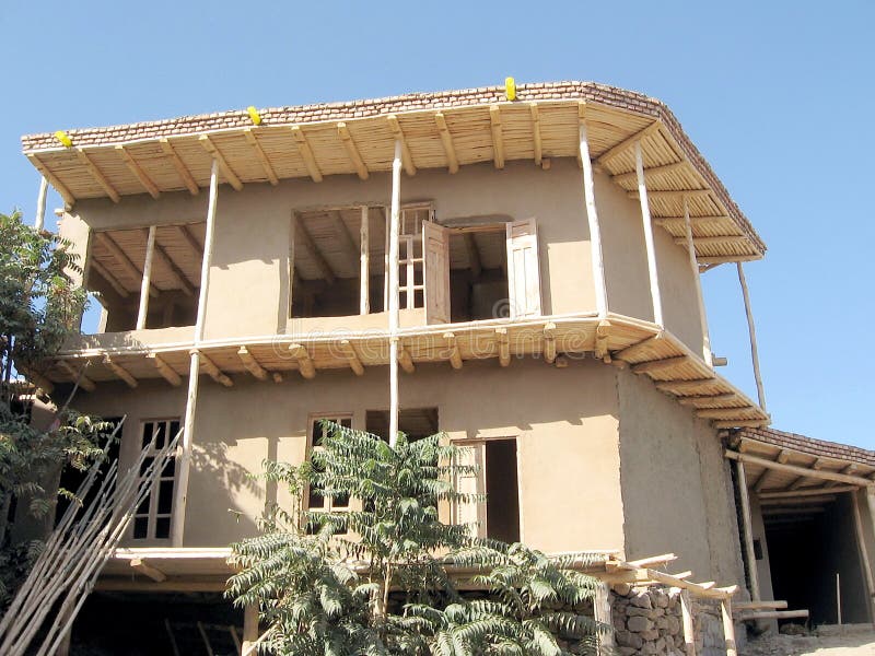 Samarkand House Being Built 2007 Stock Image Image of architecture
