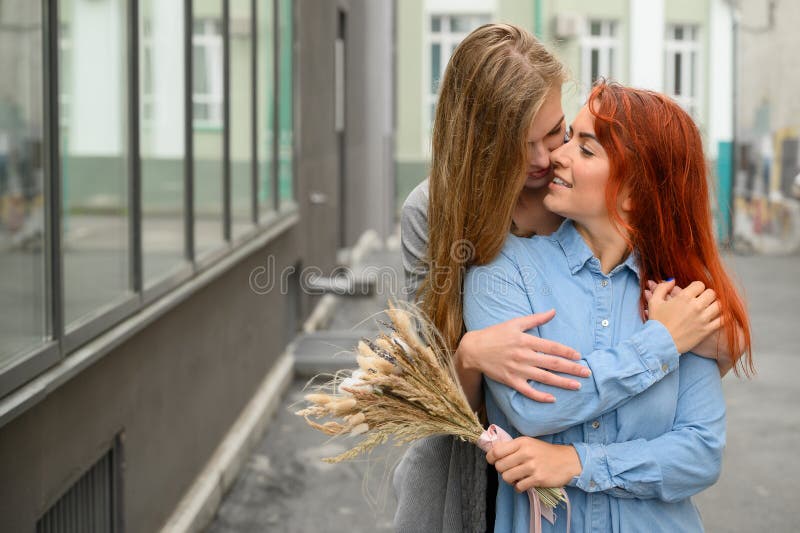 Redhead And Blonde Teen Lesbians