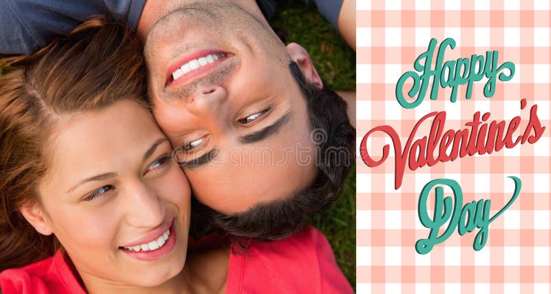 Samengesteld beeld van leuk valentijnskaartenpaar royalty-vrije illustratie Samengesteld beeld van leuk valentijnskaartenpaar royalty-vrije illustratie