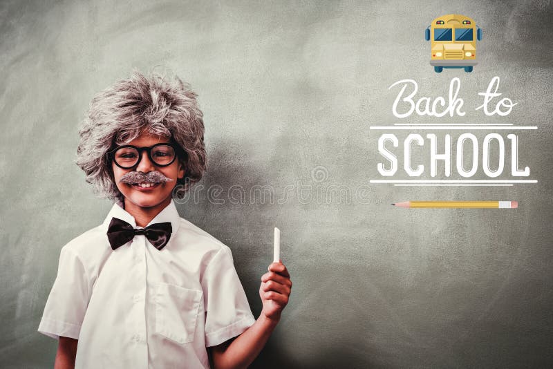 Samengesteld beeld van terug naar school stock afbeelding Samengesteld beeld van terug naar school stock afbeelding