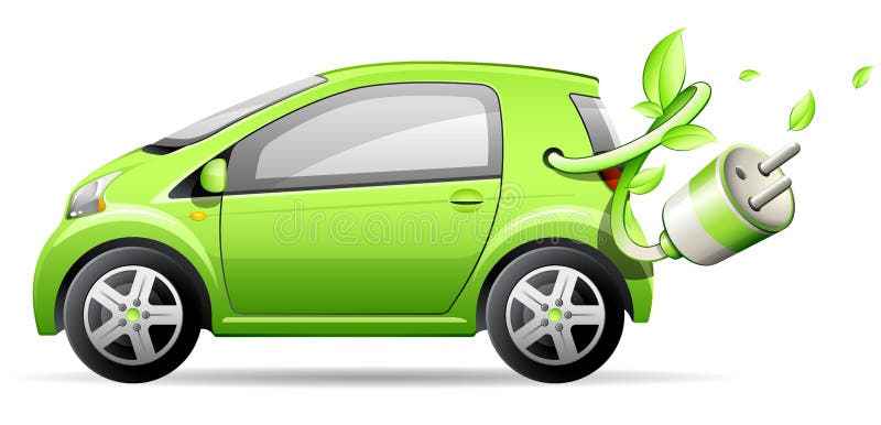 Samochodowa elektryczna zieleń