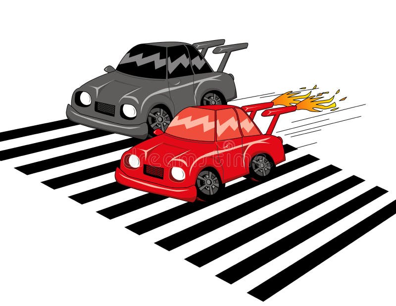 samochodowa rasa ilustracja wektor samochodowa rasa ilustracja wektor