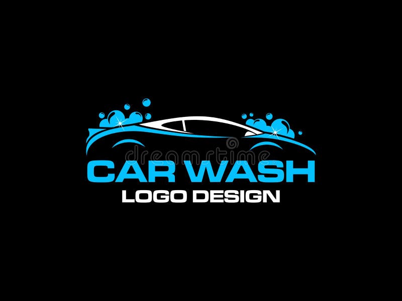 Samochodowego obmycia logo wektoru inspiracja ilustracja wektor Samochodowego obmycia logo wektoru inspiracja ilustracja wektor