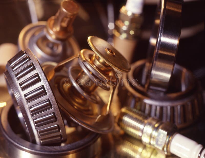 Części zamienne do samochodów zdjęcie stock