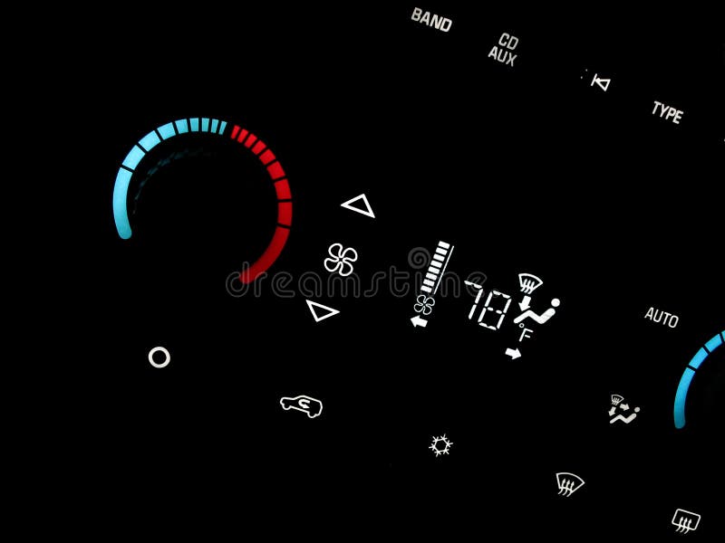 Klimatyzacja samochodowa obrazy stock