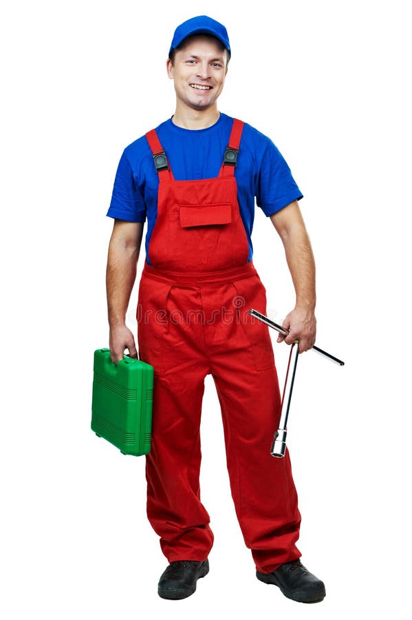 Mechanik samochodowy z nasadką zdjęcia stock