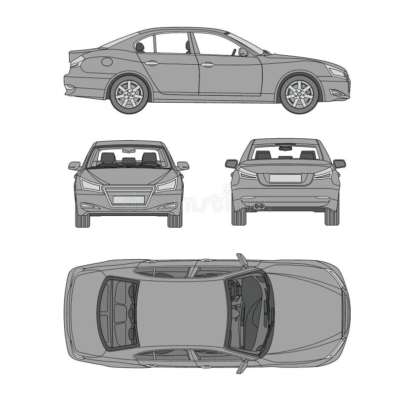 Samochód ilustracja wektor. Ilustracja złożonej z samochód