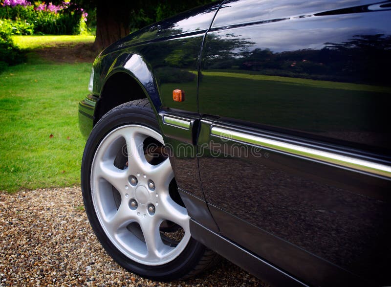 Samochód o dużej mocy zdjęcia royalty free