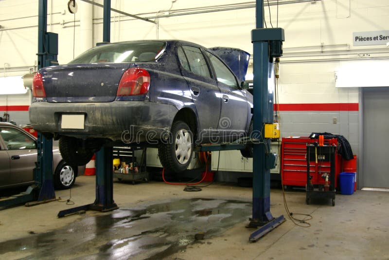 Serwis samochodowy obrazy royalty free
