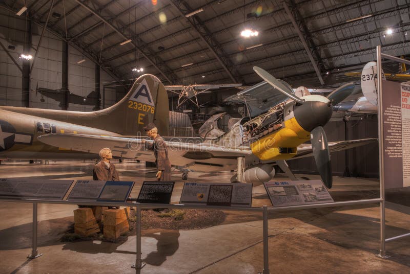 Samoloty przy USAF muzeum, Dayton, Ohio zdjęcie stock Samoloty przy USAF muzeum, Dayton, Ohio zdjęcie stock