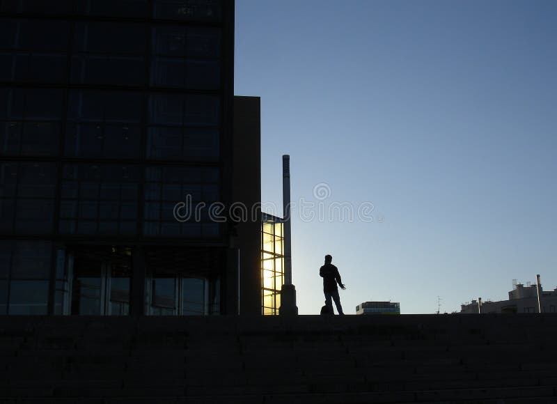samotny człowiek handlowa fotografia stock samotny człowiek handlowa fotografia stock