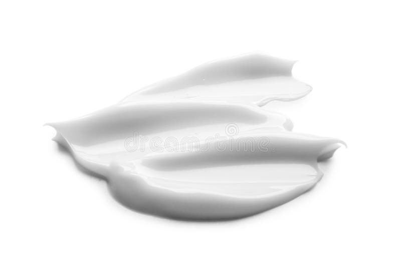 Sample of Cosmetic Cream on White Background Stock Photo Image of