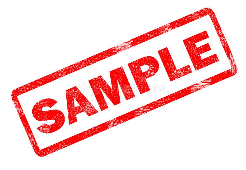 Sample Stamp on White Background. Stock Illustration - Illustration of rubber, pattern: 90532936