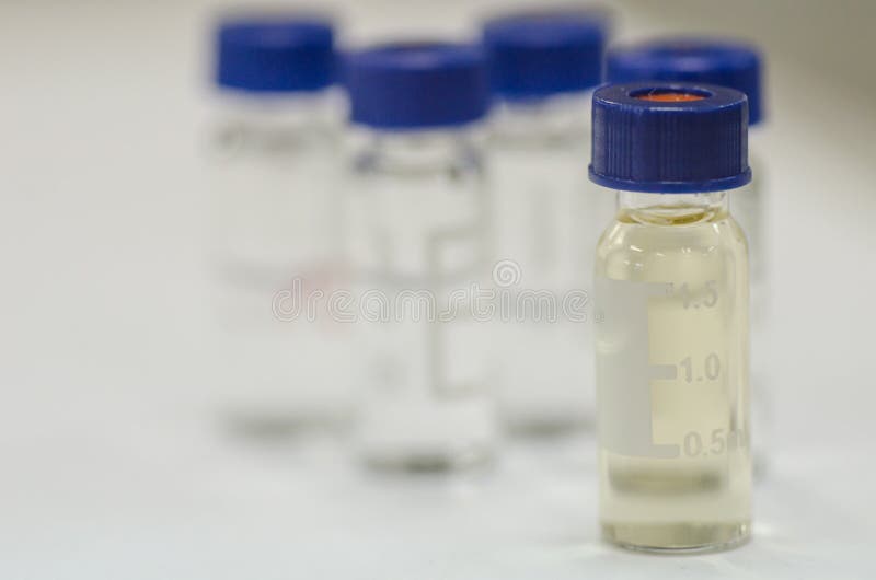 Sample vial stock photo. Image of closeup, glass, pharmaceutical 43486932
