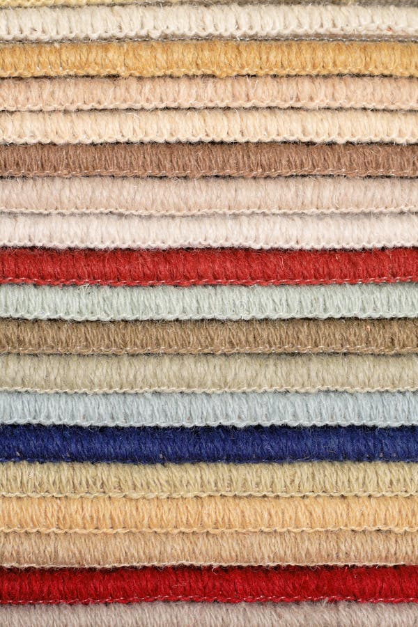 Samples of carpet