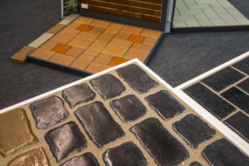 Samples of Ceramic Facing Tiles Stock Image Image of paver, ceramic