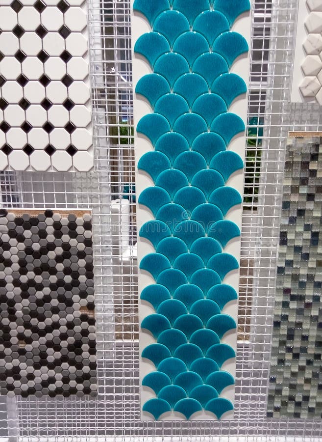 The Samples of Collection Ceramic Tile Stock Image Image of close