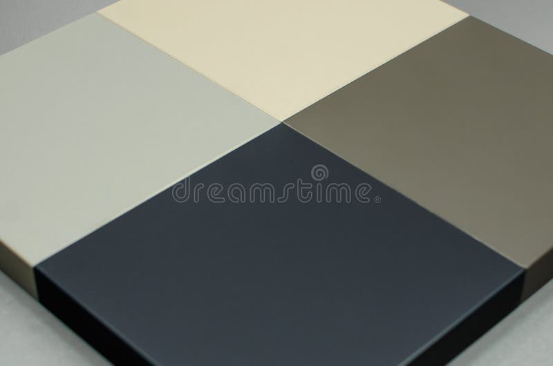 Samples of Finishing Materials for Construction and Repair Stock Image