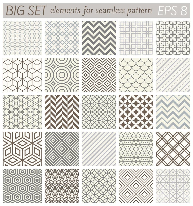 Samples geometric vector patterns