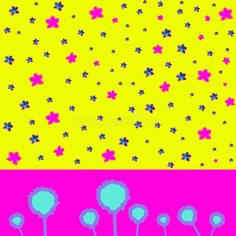 Samtida konstcollage med den härliga blåa och rosa orkidén på färgrik abstrakt bakgrund vektor illustrationer Samtida konstcollage med den härliga blåa och rosa orkidén på färgrik abstrakt bakgrund vektor illustrationer