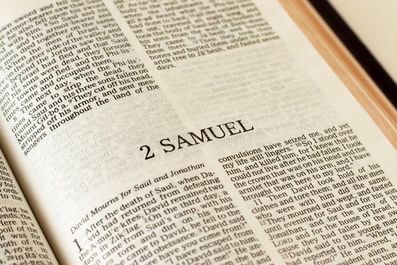 2 Samuel Holy Bible Old Testament prophet Scripture close-up