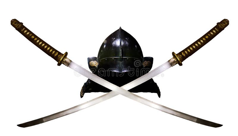 Samurai Katana and Helmet