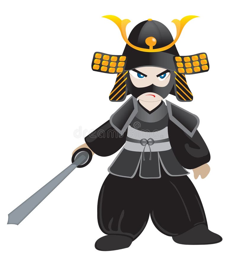 Vetores de Ninja Bonito Desenho Animado Guerreiro Japonês Com Espada Em  Diferentes Poses Assassino De Camuflagem Preta Ataca Com Katana Ou Joga  Shuriken Lutador Asiático Discreto Assassinos De Vetores Definidos e mais