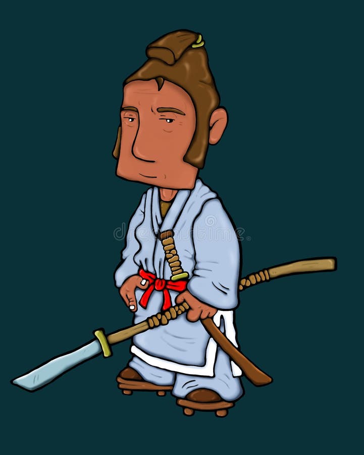 Samuraj ilustracji