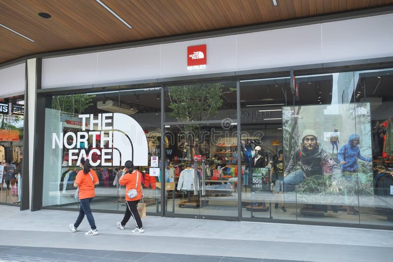 The North Face Shop in Premium Outlets Bangkok Editorial Stock Image - Image north, destinations: 196271724