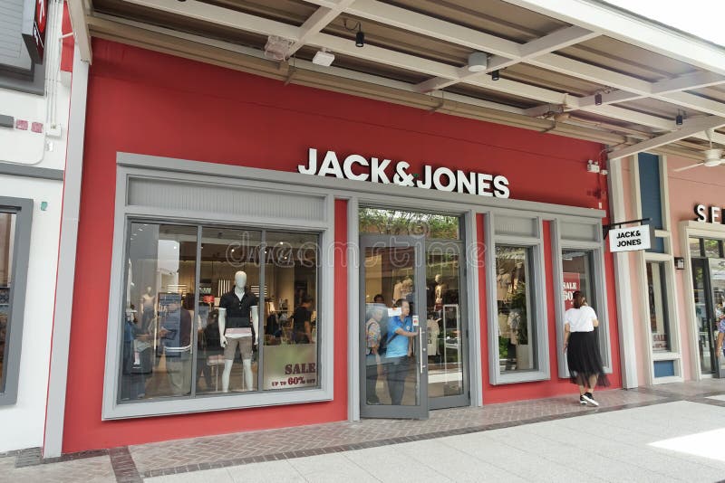 Jack & Jones Store in the New One Shopping Mall Named Central Village  Editorial Photography - Image of village, outlet: 158632337