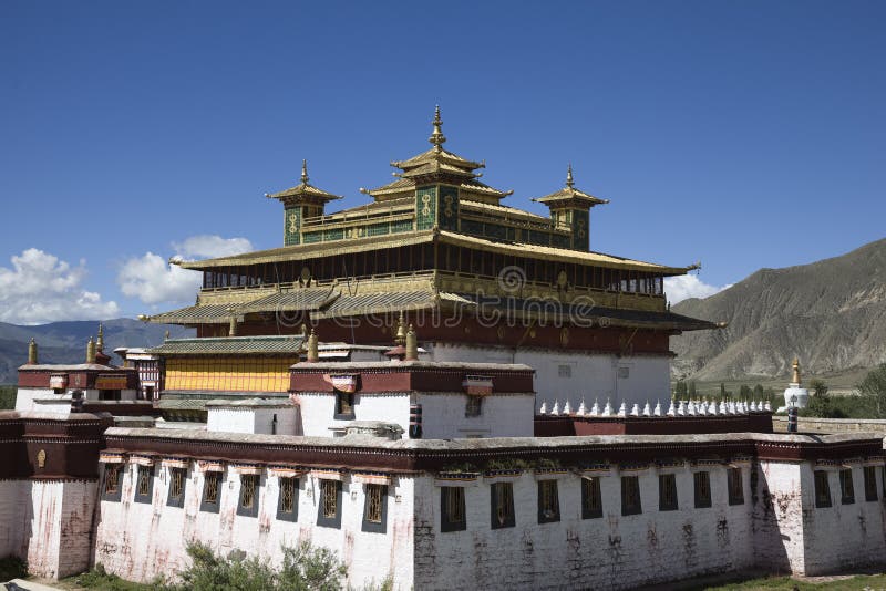 Samye monastery royalty free stock images