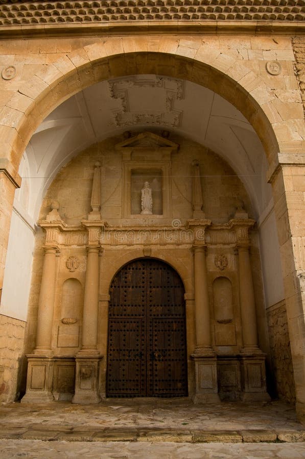 San Antonio Abad church in El stock photos
