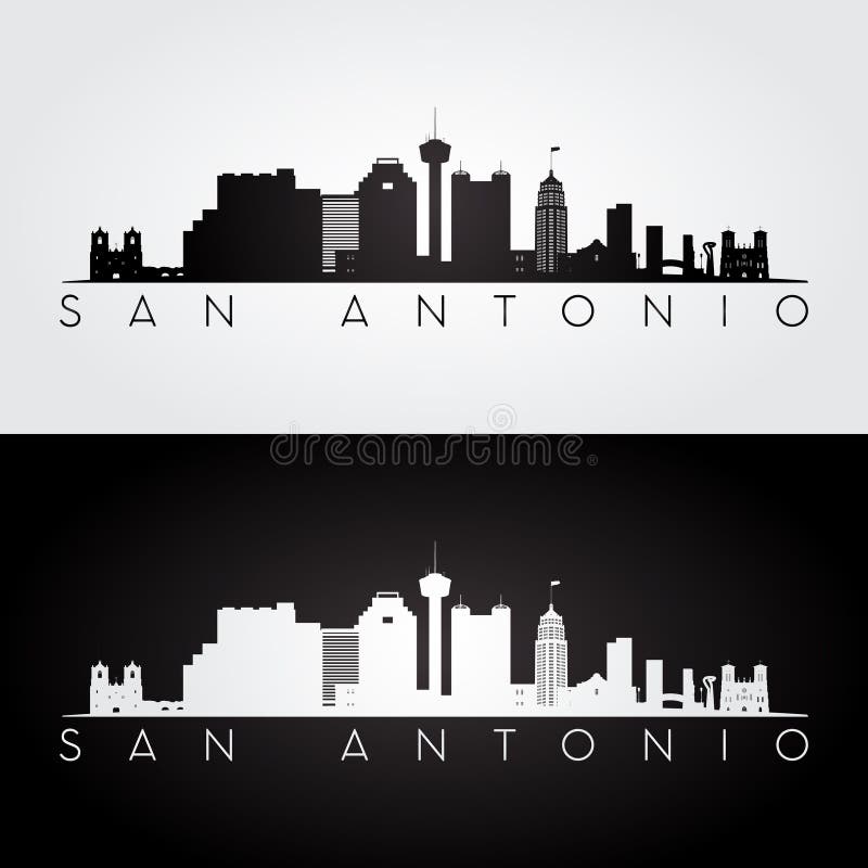 San Antonio skyline silhouette