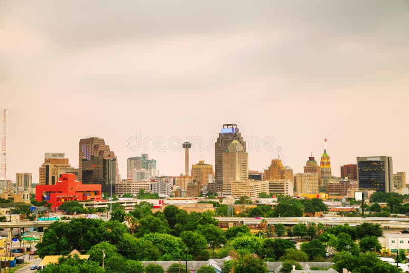 San Antonio, TX cityscape