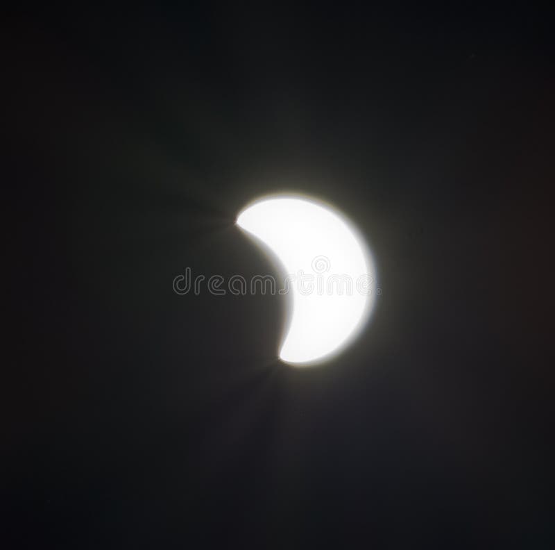SAN BERNARDINO, eclissi totale di CA 21 agosto 2017 10:44 PDT fotografia stock libera da diritti SAN BERNARDINO, eclissi totale di CA 21 agosto 2017 10:44 PDT fotografia stock libera da diritti