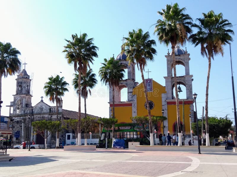 San Blas, Nayarit, Mexico redactionele stock afbeelding. Image of plein