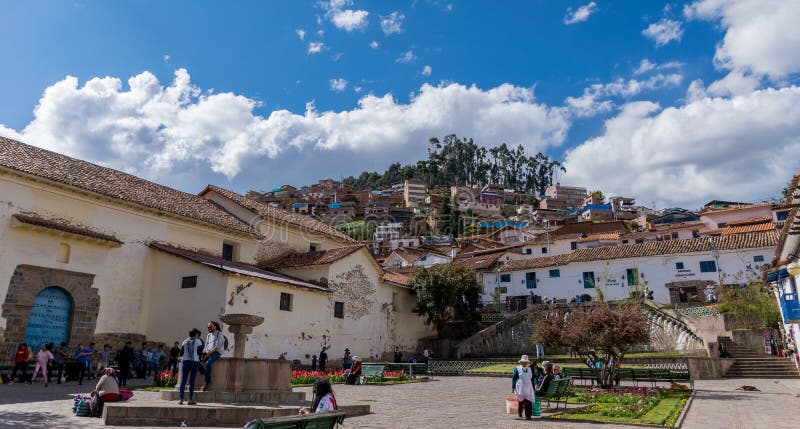 San Blas square in Cusco, Peru.