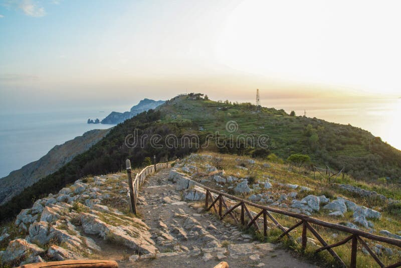 San Costanzo mount at Massa Lubrense, Sorrento