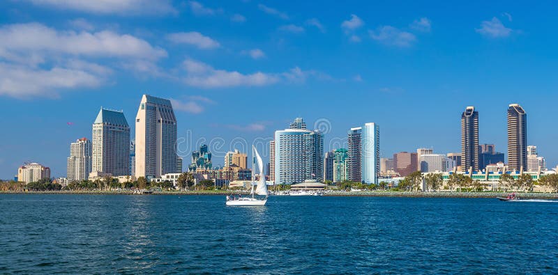 San Diego skyline CA stock photo San Diego skyline CA stock photo