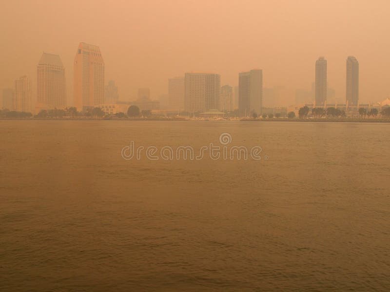 San Diego Smoke Picture. Image 91786597