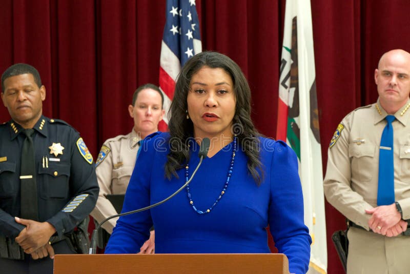 Mayor London Breed speaking about new state public safety partnership that will target fentanyl trafficking and drug rings