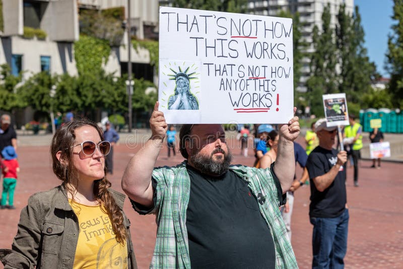 Families Belong Together San Francisco Editorial Image Image of familes, editorial 119715245