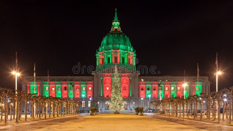 San Francisco during Christmas