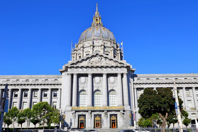 San Francisco City Hall, één van reisaantrekkelijkheden in San Francisco, stock foto's San Francisco City Hall, één van reisaantrekkelijkheden in San Francisco, stock foto's